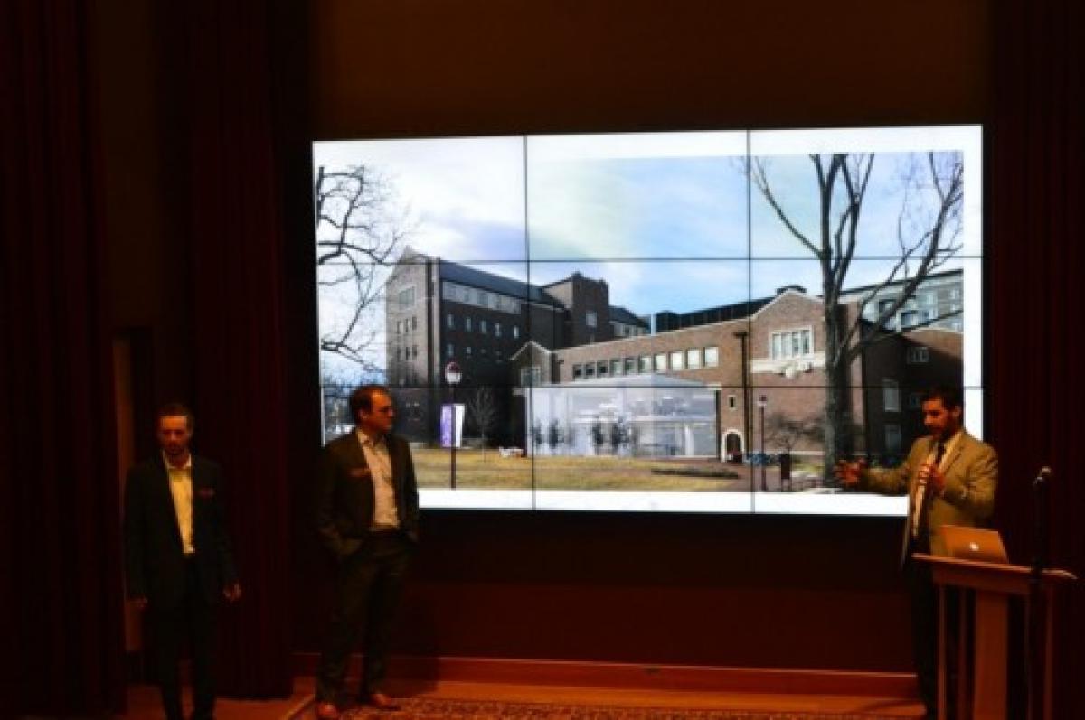 Speaker Presenting at Marcus Commons Re-Imagining