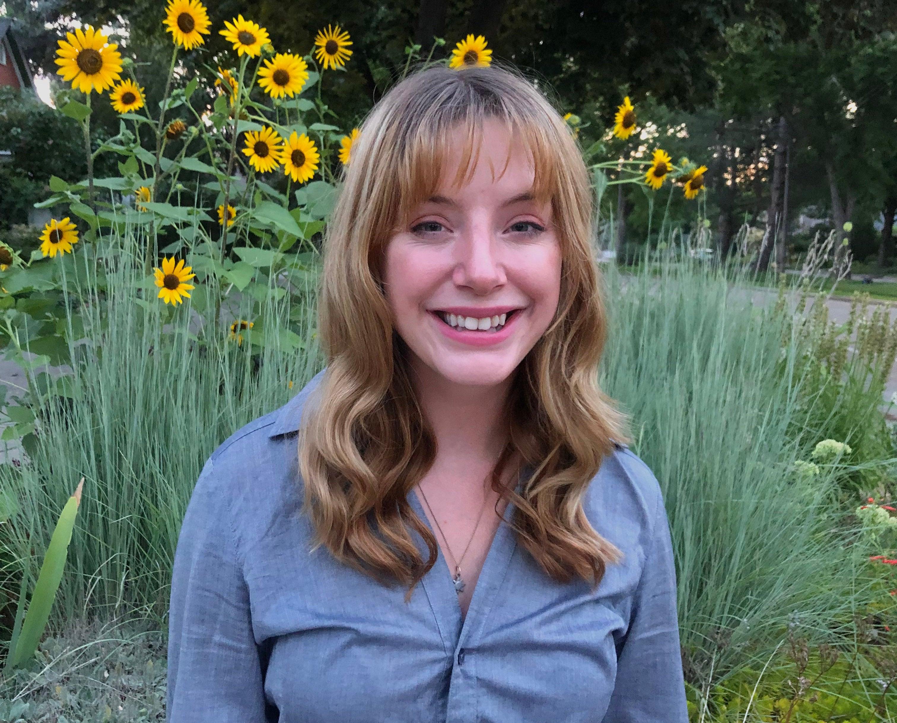 Headshot of DU grad Rosie Contino.